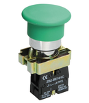 Control buton  LAY5-BC31"Mushroom"verde 1C