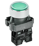 Buton cu revenire  LA167-BAF31 d=22mm 1NO verde