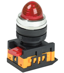 Lampa semnalizare  AL-22 d22mm red neon /240V cylinder