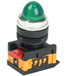 Lampa semnalizare  AL-22 d22mm verde neon /240V cylinder