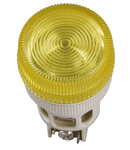 Lampa semnalizare  ENR-22 cylinder d22mm galben neon /240V cylinder