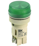 Lampa semnalizare  ENR-22 cylinder d22mm verde neon /240V cylinder