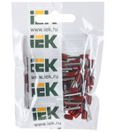 Pini  E1012 1mm2 Mufa s cupru tinned(red) (100 pcs.)