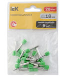 Pini  E6018 6mm2 (light verde,20pcs.)