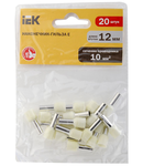 Pini  E10-12 10mm2 (ivory, 20pcs.)