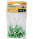 Pini  E16-12 16mm2 ( verde, 20pcs.)