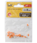 Pini  E0508 0,5mm2 (orange, 20pcs.)