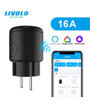 Priza inteligenta plug-in WiFi, control aplicatie, Livolo