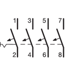 Disjunctor 4P, 40A, 10kA, B, 4M