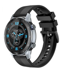 Ceas smartwatch ZTE Watch GT, oximetru SpO2, GPS, bratara silicon, Negru