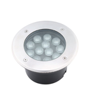 Spot pardoseala din inox LED 9W lumina rece