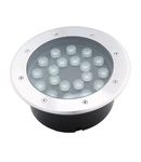 Spot pardoseala din inox LED 18W lumina rece