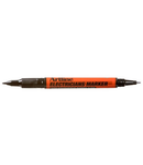 Marker pentru electricieni,  2 capete, varfuri rotunde 0.4/1.0mm – negru