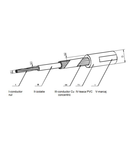 Cablu  tip ENEL ARE4 1x10+6C  06/1kv -joasa 