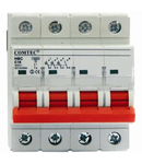 Intrerupator automat tetrapolar HBC 10kA MCB  6/3N/C 6A