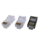 Mufe RJ45 UTP/FTP pentru sertizare  Mufă UTP - RJ45 - CAT5E 8P8C