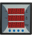 Multimetru digital monofazic  45-65 Hz Monofazic 72x72