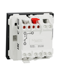 Intrerupator, New Unica, 1-pole 2-way, 10AX, 2 module, terminal fara suruburi, vopsit, IP4X, antracit