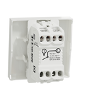 Intrerupator, New Unica, mecanism, 1-pole 1-way, 16AX, 2 module, screw terminals, netratat, IP4X, alb