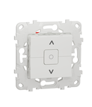 3 obturatsau control, New Unica, 3 positions, 6A, 2 module, terminal fara suruburi, IP4X, alb