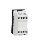 Intrerupator, New Unica, mecanism, 1-pole 1-way, 16AX, 1 module, screw terminals, vopsit, IP4X, antracit