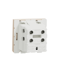 Intrerupator, New Unica, mecanism, 1-pole 1-way, 32A, 2 module, screw terminals, netratat, IP4X, bej