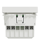 Intrerupator, New Unica, mecanism, 1-pole 1-way, 10A, 2 module, screw terminal, netratat, IP4X, alb