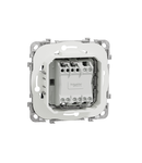 Intrerupator, New Unica, 2 module, IP44, antracit