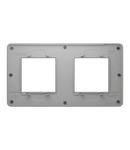 Placa ornament, Unica Studio Metal, doua module, antracit