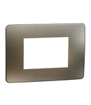 Placa ornament, Unica Studio Metal, 3 module, auriu sau bej