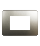 Placa ornament, Unica Studio Metal, 3 module, auriu sau bej