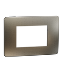 Placa ornament, Unica Studio Metal, 3 module, auriu sau negru