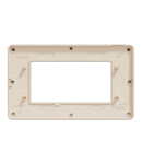 Placa ornament, Unica Studio Metal, 4 module, auriu sau bej