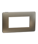 Placa ornament, Unica Studio Metal, 4 module, auriu sau negru