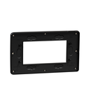 Placa ornament, Unica Studio Metal, 4 module, alb aluminiu sau negru