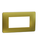 Placa ornament, Unica Studio Metal, 4 module, auriu sau bej