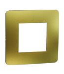 Placa ornament, Unica Studio Metal, un modul, auriu