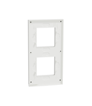 Placa ornament, Unica Pure, doua module, aluminiu