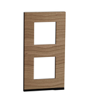 Placa ornament, Unica Pure, doua module, oak