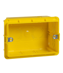 Unica Allegro - incastrat doza - 3 m - 10 holes - yellow