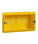 Unica Allegro - incastrat doza - 4 m - 10 holes - yellow