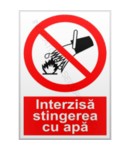 Autocolant 6×8 – Interzisa stingerea cu apa (25buc/set)