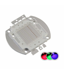 Bec Led ( pastila proiector ) – 30w/RGB (42x42mm)