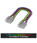 Conector banda flexibila RGB-CW – tip I/L (YCA6P-12-2)