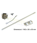 Corp tip FIDA LED 35mm/1,2m/36w/4000k ( PVC )