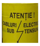 FOLIE AVERTIZOARE CABLURI ELECTRICE F-25cm ( 23grame/ml )