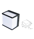 Hz 076-068-0008 Lampa gradina LED 8w/4200k/IP65 – Cube 8