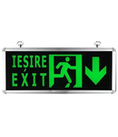 LAMPA tip EXIT / IESIRE LED – 1fata (sageata jos) / permanenta