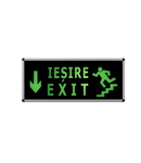 LAMPA tip EXIT / IESIRE LED – 2fete (scara jos) – permanenta