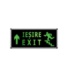 LAMPA tip EXIT / IESIRE LED – 2fete (scara sus) – permanenta